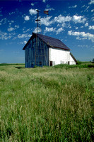 Barn and Old Windmill